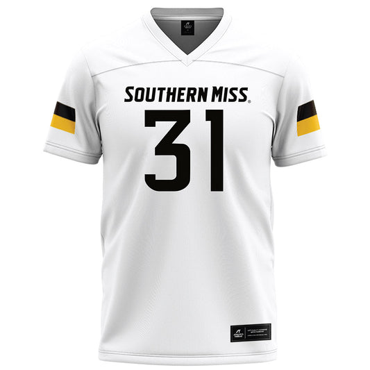 Southern Miss - NCAA Football : Zachariah Keith - White Football Jersey-0