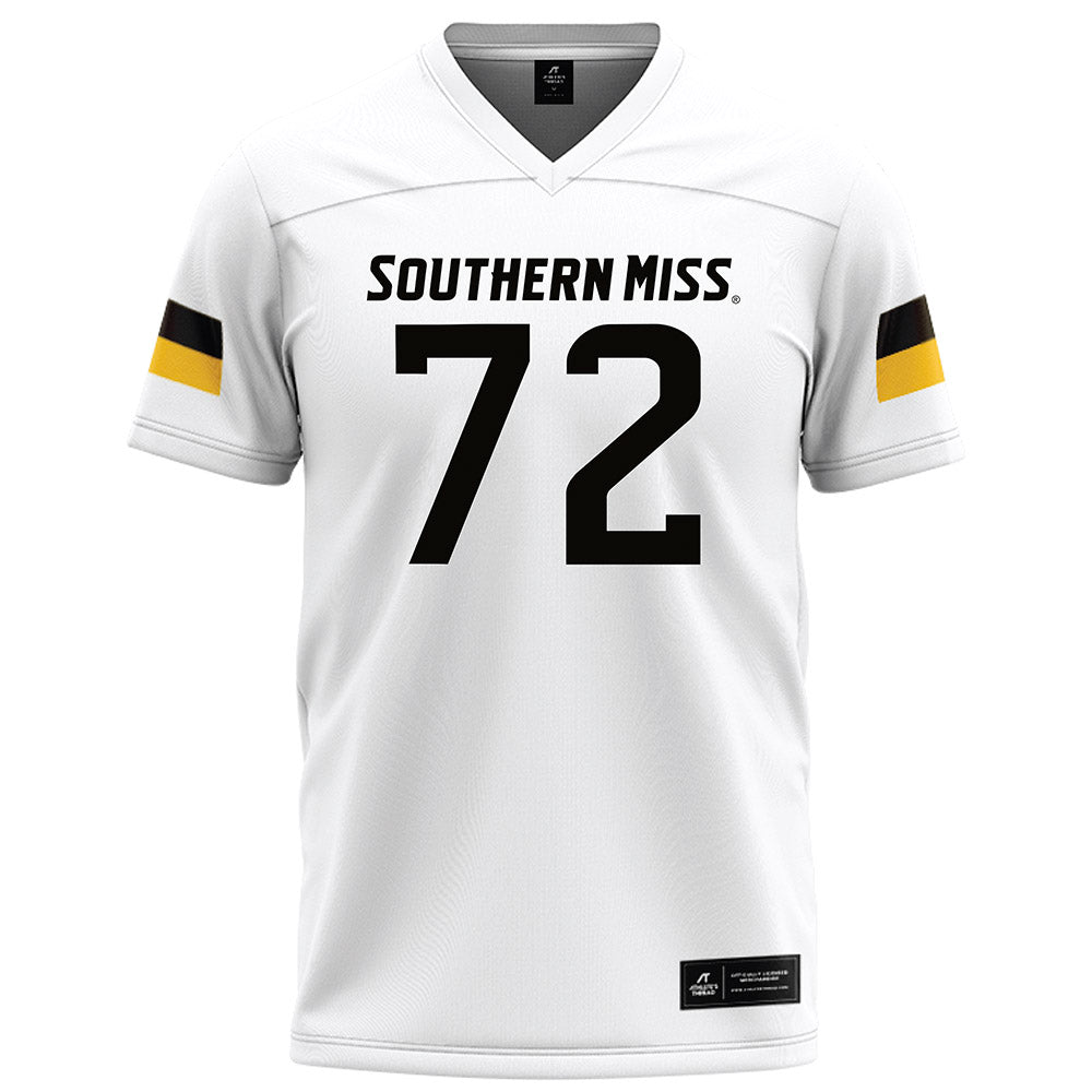Southern Miss - NCAA Football : Jahmir Davis - White Football Jersey-0