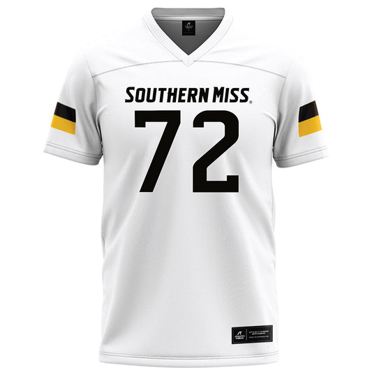 Southern Miss - NCAA Football : Jahmir Davis - White Football Jersey-0