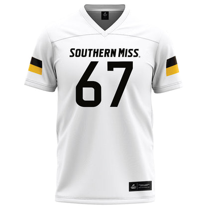 Southern Miss - NCAA Football : Broderick Roman - White Football Jersey-0