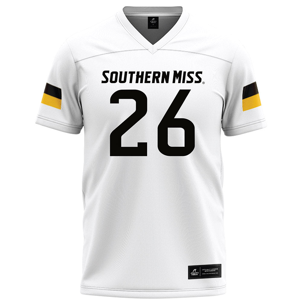 Southern Miss - NCAA Football : Baron Taylor - White Football Jersey-0