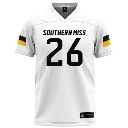 Southern Miss - NCAA Football : Baron Taylor - White Football Jersey-0