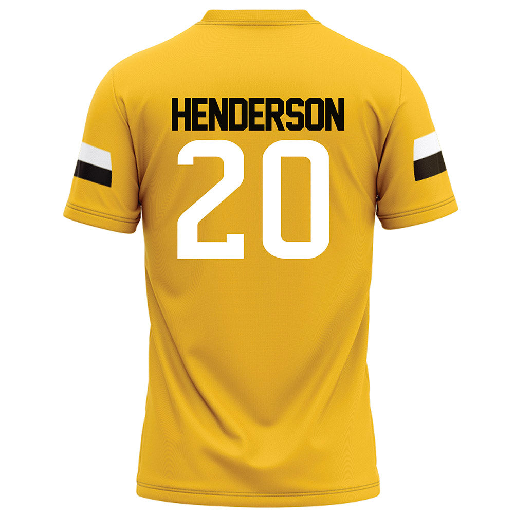 Southern Miss - NCAA Football : Robert Henderson - Gold Football Jersey-1