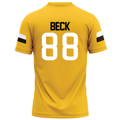 Southern Miss - NCAA Football : Jeremiah Beck - Gold Football Jersey-1