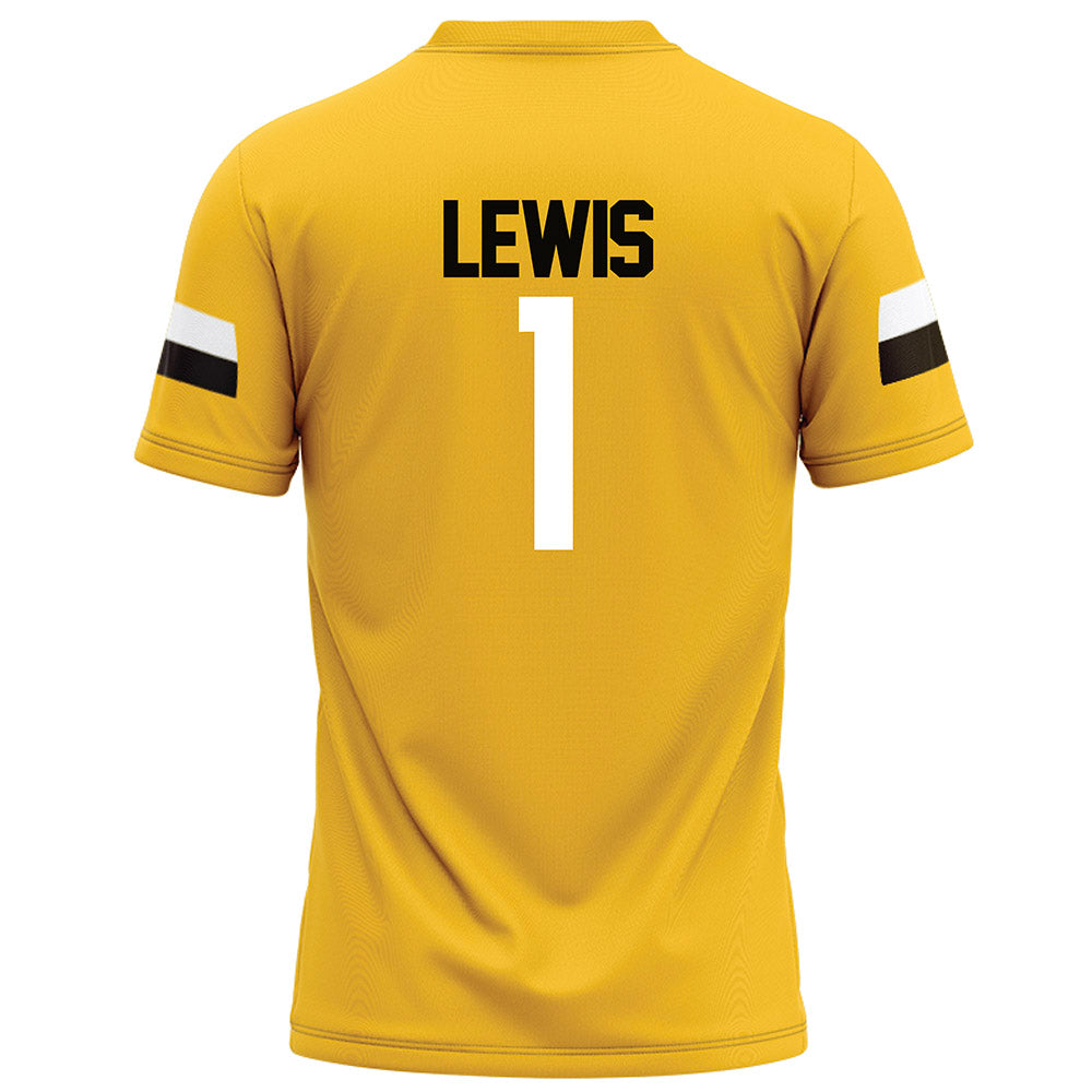 Southern Miss - NCAA Football : Champ Lewis - Gold Football Jersey-1