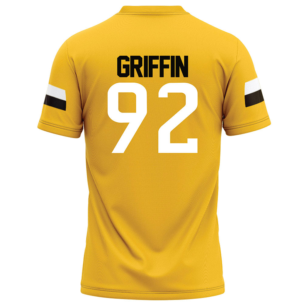 Southern Miss - NCAA Football : David Griffin - Gold Football Jersey-1