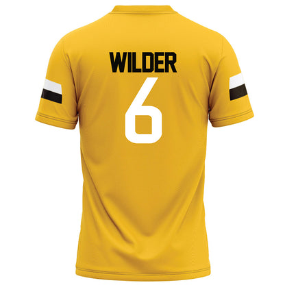 Southern Miss - NCAA Football : Jamarice Wilder - Gold Football Jersey-1