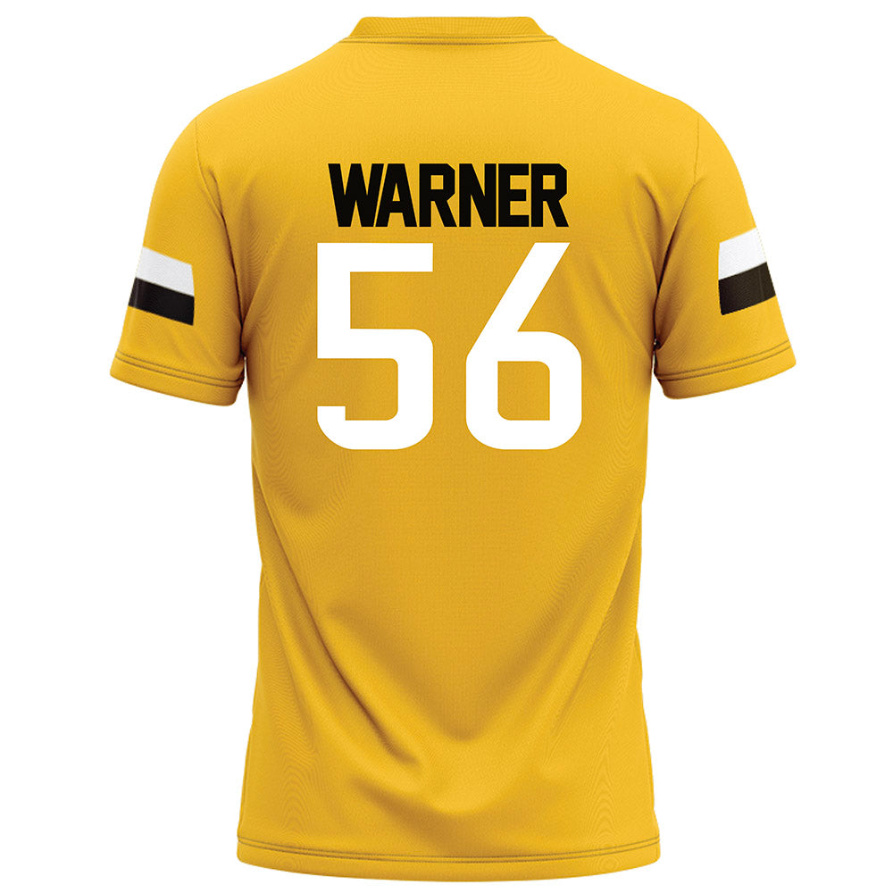 Southern Miss - NCAA Football : Brayden Warner - Gold Football Jersey-1