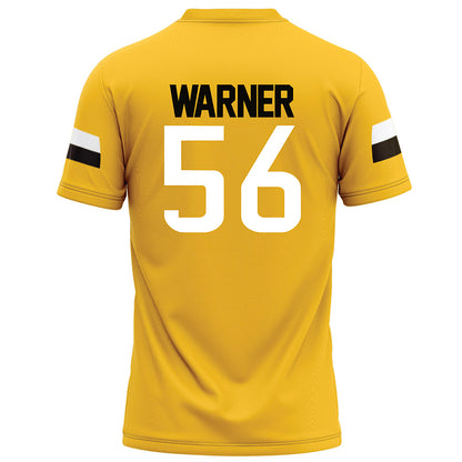 Southern Miss - NCAA Football : Brayden Warner - Gold Football Jersey-1