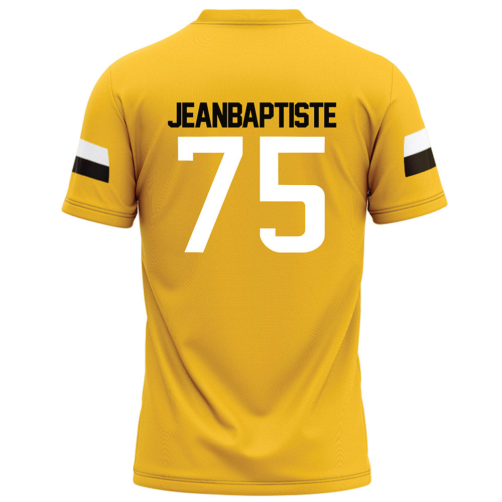 Southern Miss - NCAA Football : Casey Jeanbaptiste - Gold Football Jersey-1