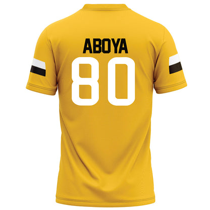 Southern Miss - NCAA Football : David Aboya - Gold Football Jersey-1