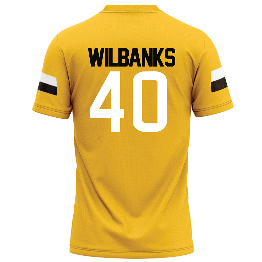 Southern Miss - NCAA Football : Creighton Wilbanks - Gold Football Jersey-1