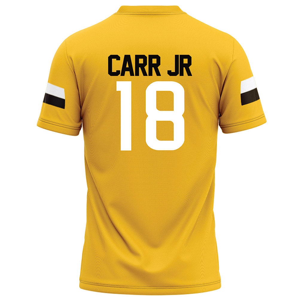 Southern Miss - NCAA Football : Josh Carr Jr - Gold Football Jersey-1