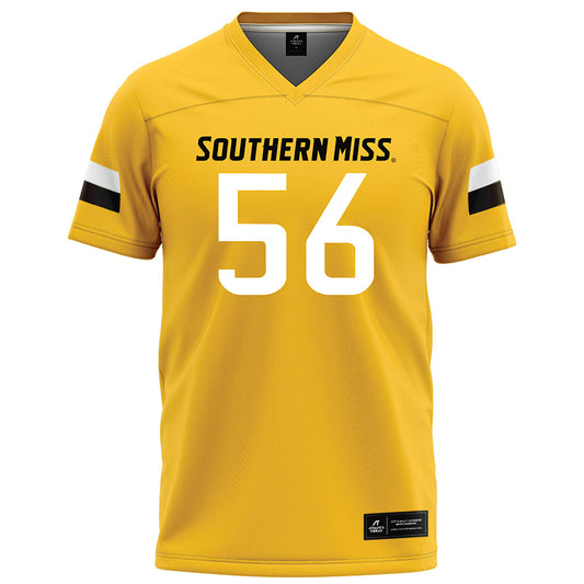 Southern Miss - NCAA Football : Greg Nunnery - Gold Football Jersey-0