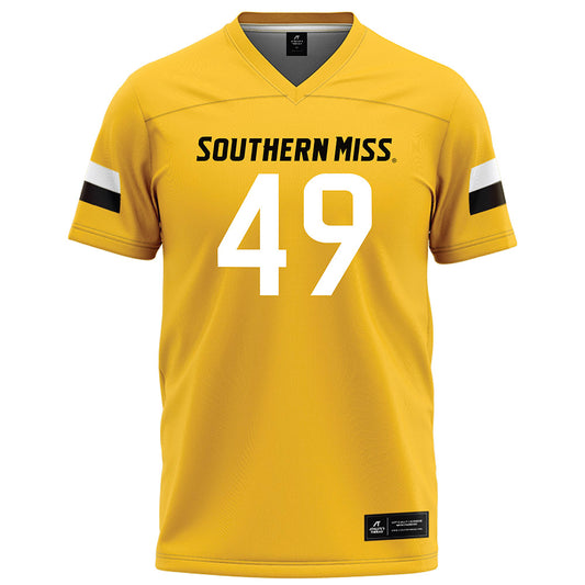 Southern Miss - NCAA Football : Bj Mitchell - Gold Football Jersey-0
