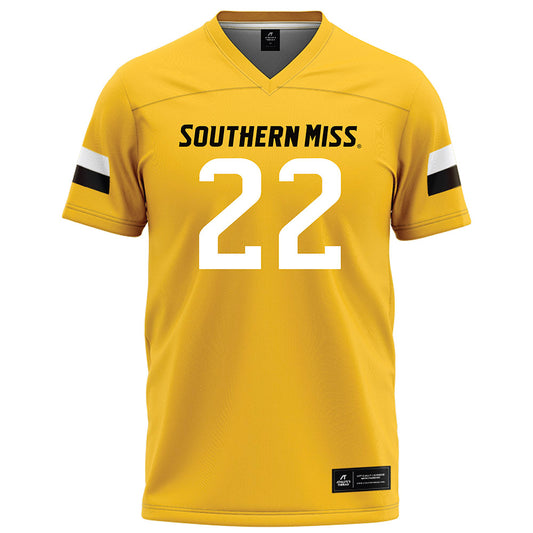 Southern Miss - NCAA Football : Corey Myrick - Gold Football Jersey-0