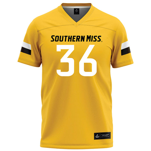 Southern Miss - NCAA Football : Brodarius Lewis - Gold Football Jersey-0