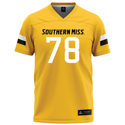 Southern Miss - NCAA Football : Dontae Lucas - Gold Football Jersey-0