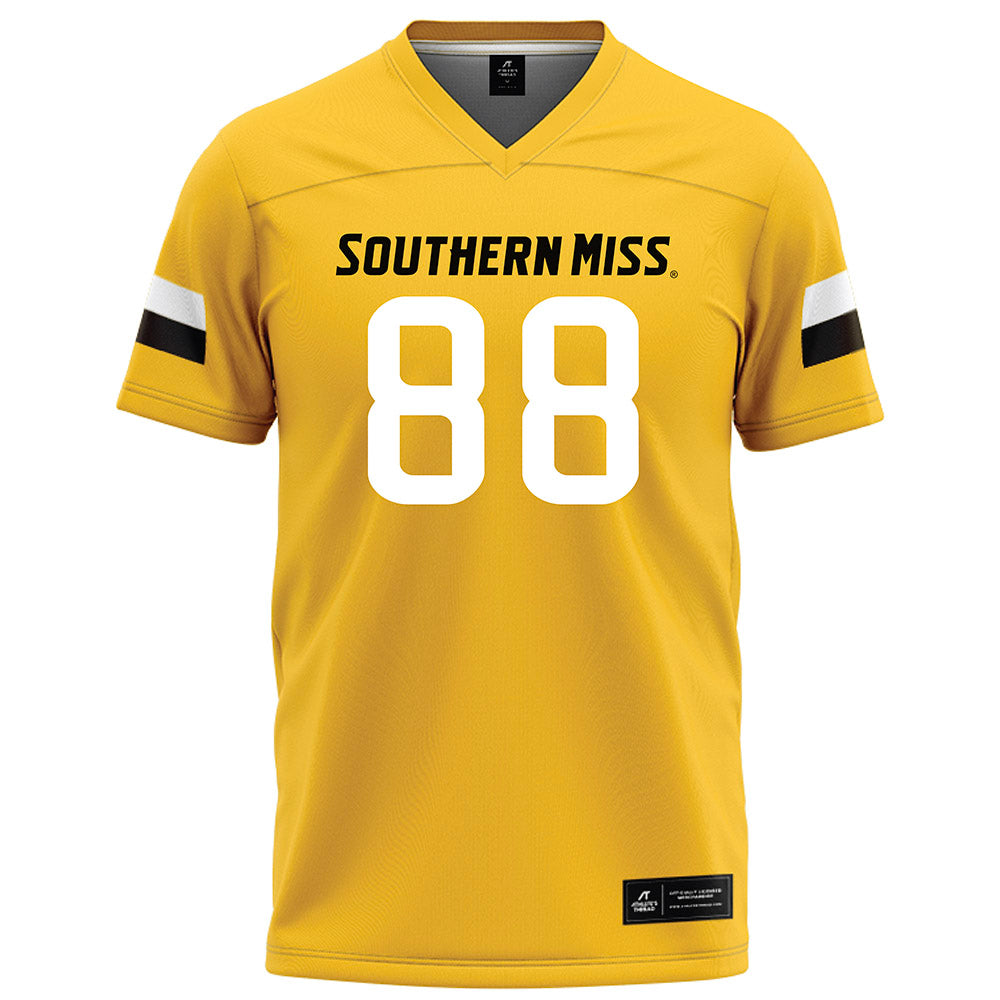 Southern Miss - NCAA Football : Jeremiah Beck - Gold Football Jersey-0