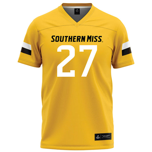 Southern Miss - NCAA Football : Malachi Henderson - Gold Football Jersey-0