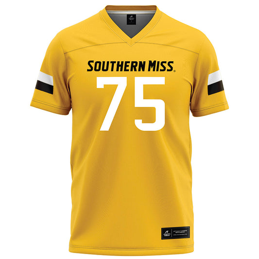 Southern Miss - NCAA Football : Casey Jeanbaptiste - Gold Football Jersey-0
