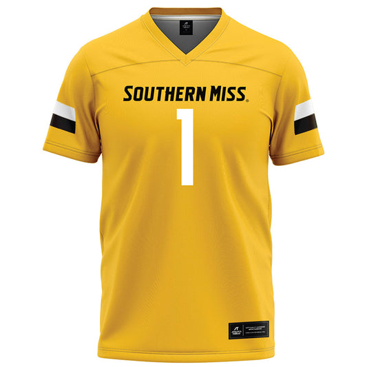 Southern Miss - NCAA Football : Joshuah Moten - Gold Football Jersey-0