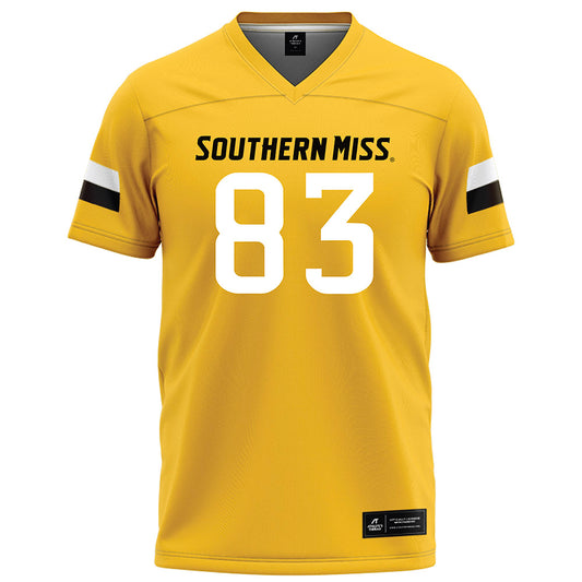 Southern Miss - NCAA Football : Dillon Rowley - Gold Football Jersey-0