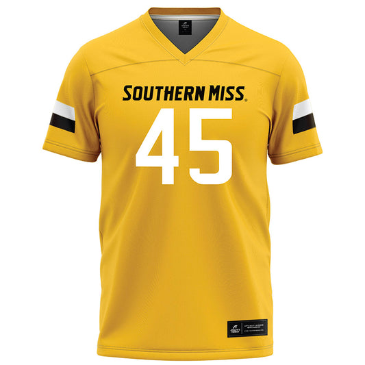 Southern Miss - NCAA Football : Caleb Bryant - Gold Football Jersey-0