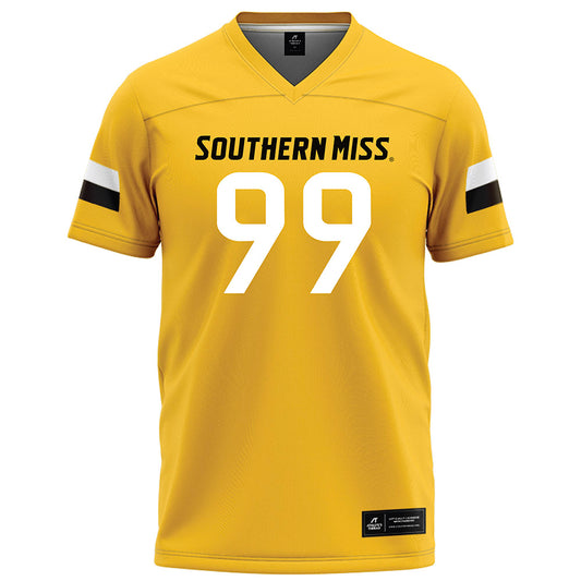 Southern Miss - NCAA Football : Cameron Mackey - Gold Football Jersey-0