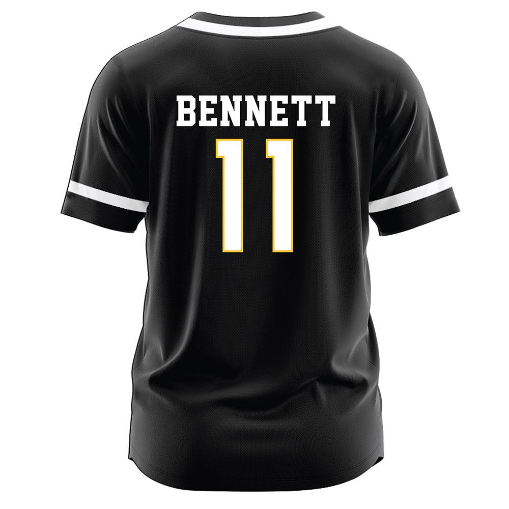 Southern Miss - NCAA Softball : Halle Bennett - Black Jersey-1