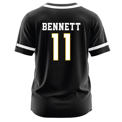 Southern Miss - NCAA Softball : Halle Bennett - Black Jersey-1