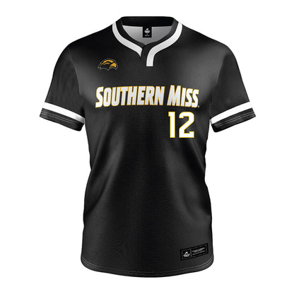 Southern Miss - NCAA Softball : Nealy McManus - Black Jersey-0
