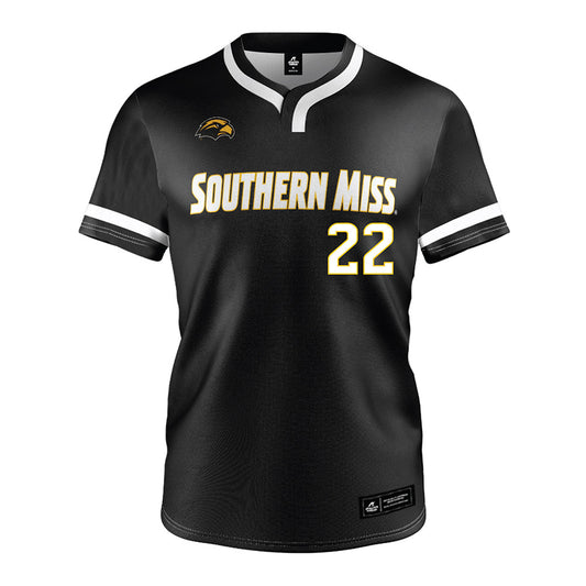 Southern Miss - NCAA Softball : Issie Coker - Black Jersey-0