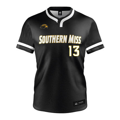 Southern Miss - NCAA Softball : Anna Sawyer - Black Jersey-0