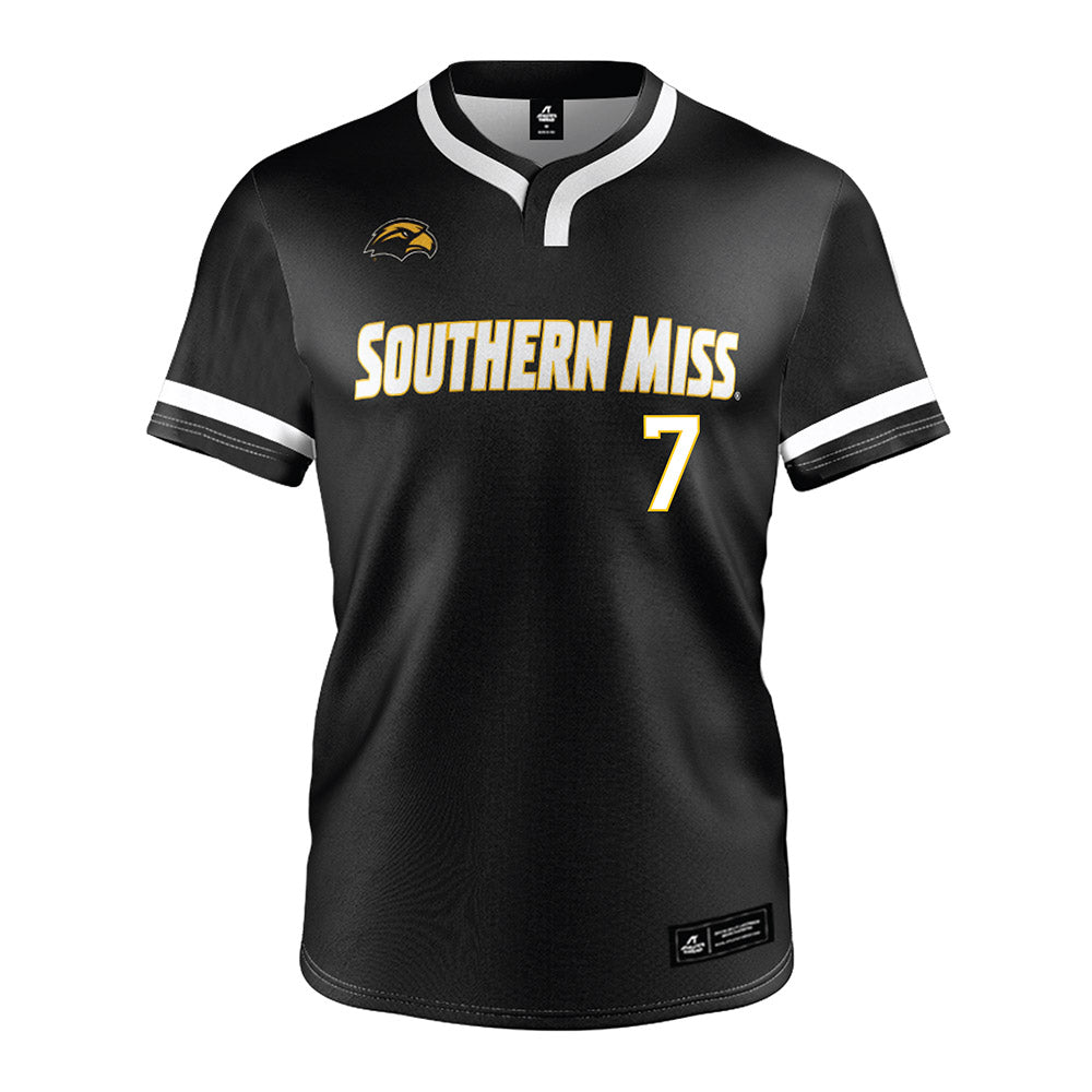 Southern Miss - NCAA Softball : Jolie Hays - Black Jersey-0
