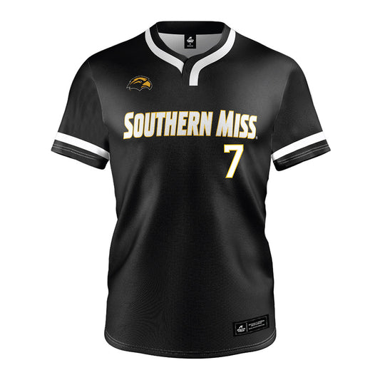 Southern Miss - NCAA Softball : Jolie Hays - Black Jersey-0