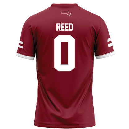 UMass - NCAA Football : Isaiah Reed - Maroon Football Jersey-1