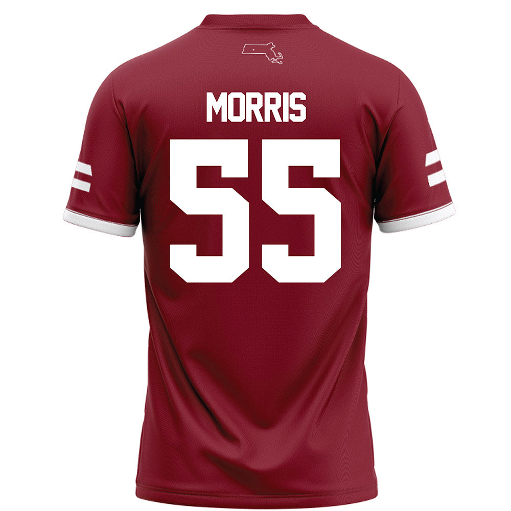 UMass - NCAA Football : Zakar Morris - Maroon Football Jersey-1
