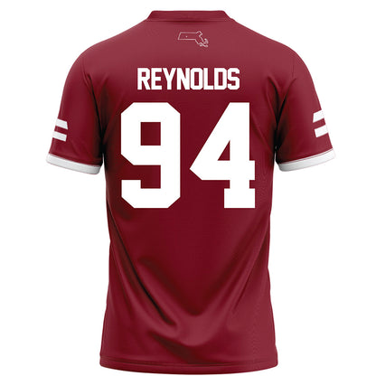 UMass - NCAA Football : Colin Reynolds - Maroon Football Jersey-1