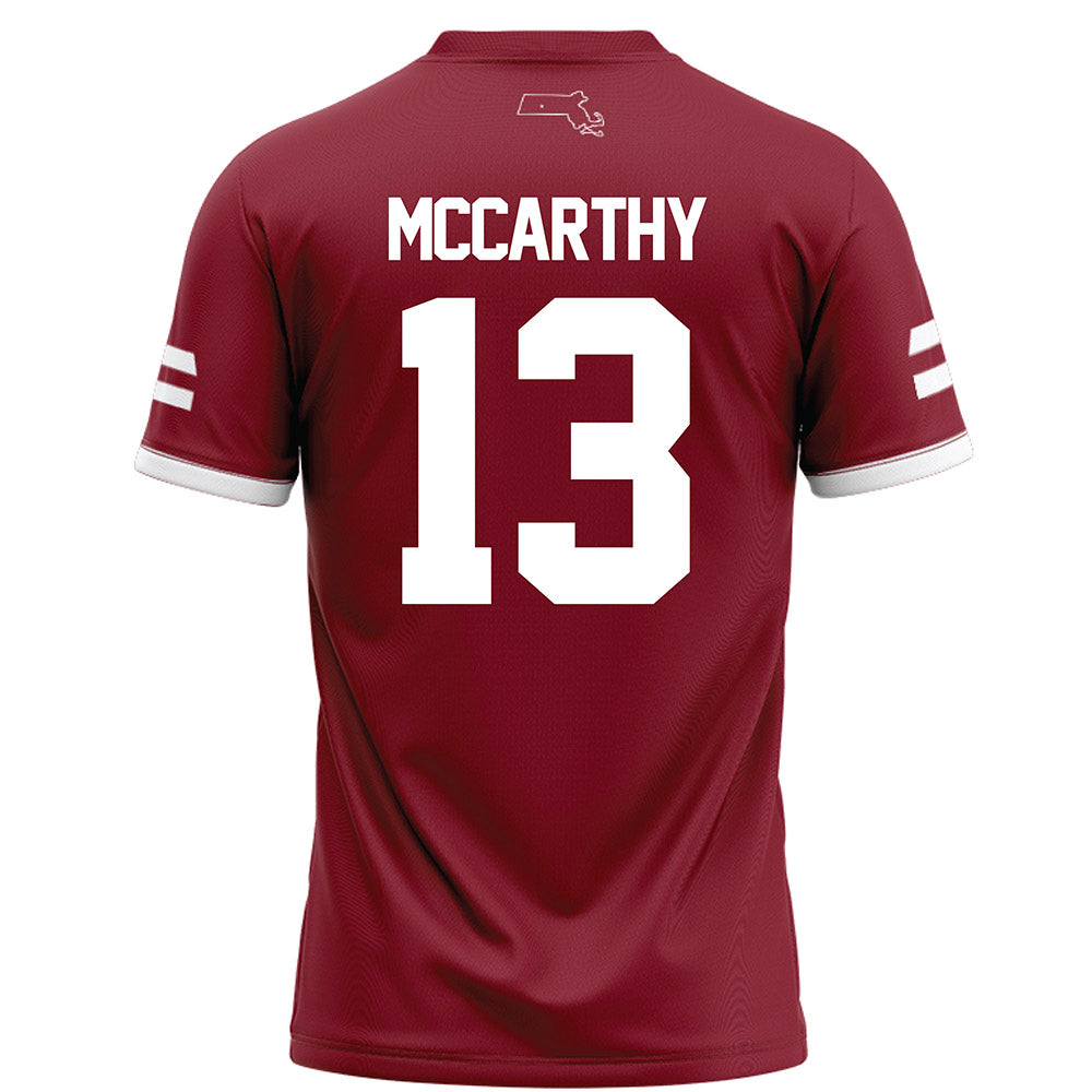 UMass - NCAA Football : Aedan McCarthy - Maroon Football Jersey-1