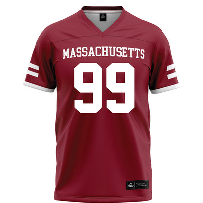 UMass - NCAA Football : Kamarion Thomas - Maroon Football Jersey-0
