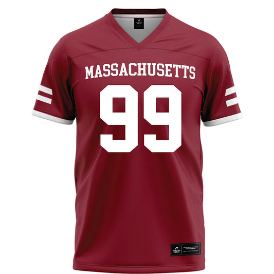 UMass - NCAA Football : Kamarion Thomas - Maroon Football Jersey-0