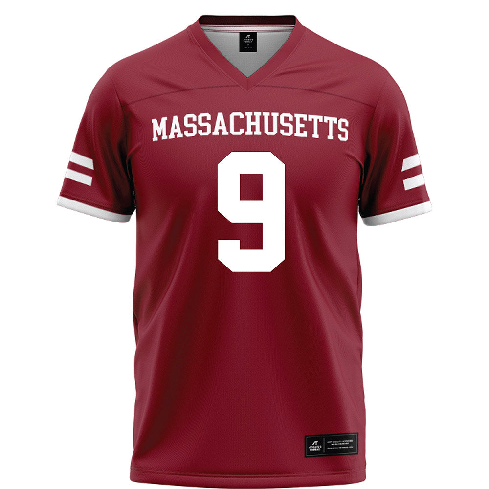 UMass - NCAA Football : Devin Matthews - Maroon Football Jersey-0