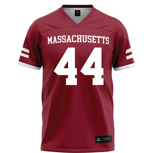 UMass - NCAA Football : Timmy Hinspeter - Maroon Football Jersey-0