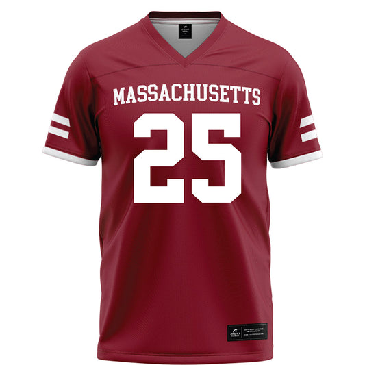 UMass - NCAA Football : Anochie Azuakolam Jr - Maroon Football Jersey-0