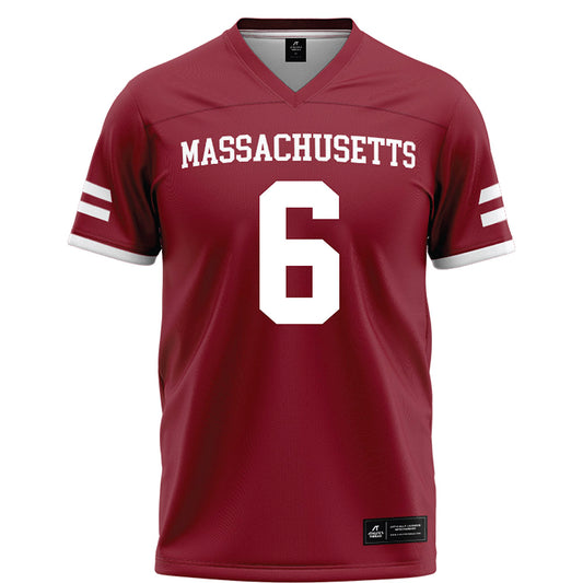 UMass - NCAA Football : Justin Williams-Thomas - Maroon Football Jersey-0