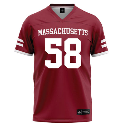 UMass - NCAA Football : Donovan Murphy - Maroon Football Jersey-0