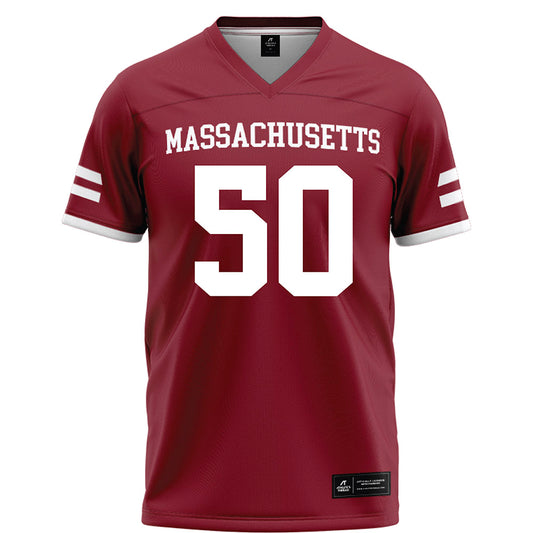 UMass - NCAA Football : Gavin Wilson - Maroon Football Jersey-0
