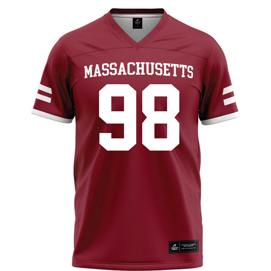 UMass - NCAA Football : William DePaepe - Maroon Football Jersey-0