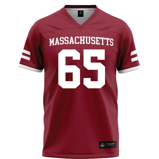UMass - NCAA Football : Samu Suominen - Maroon Football Jersey-0